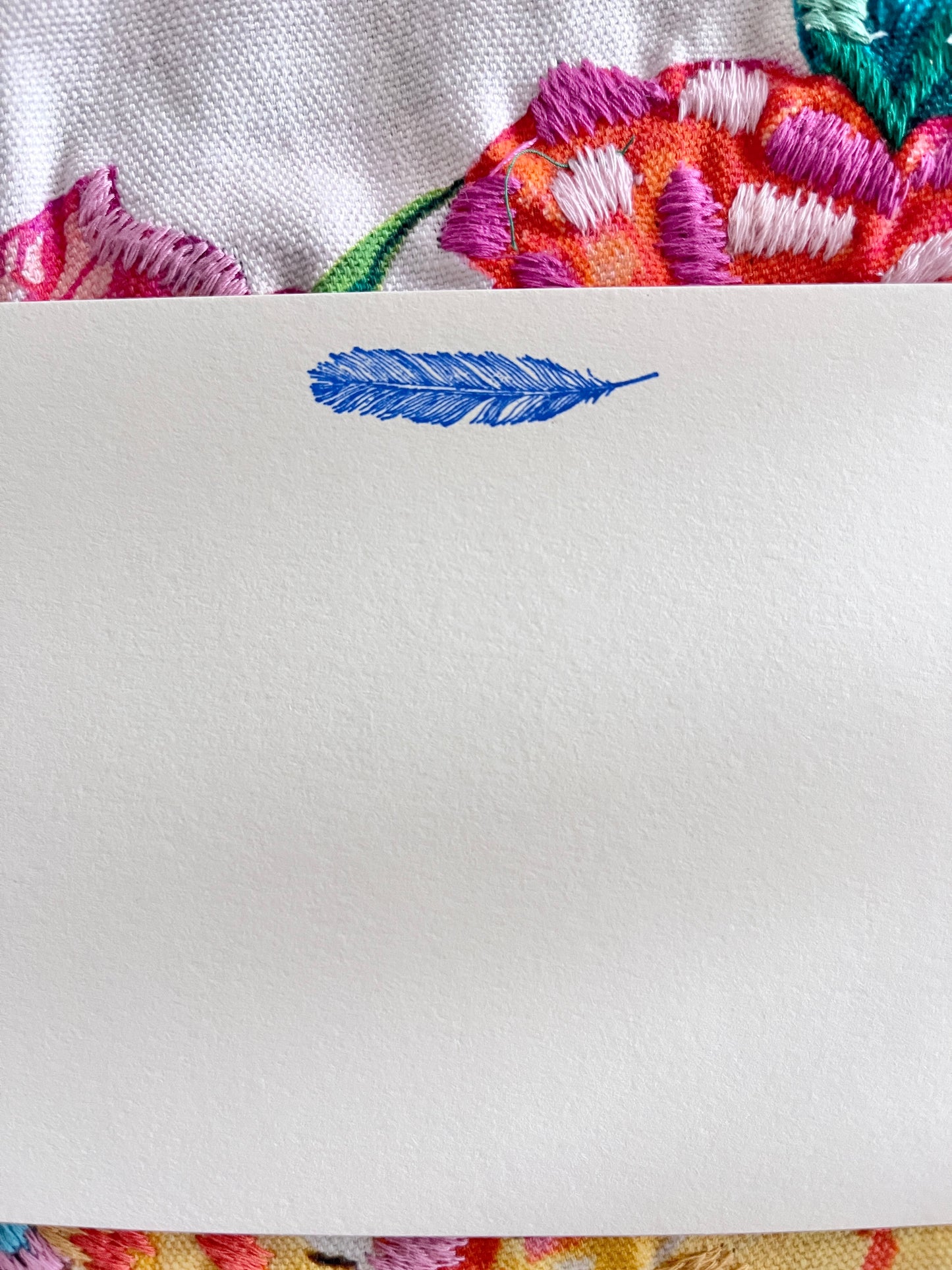 Feather Notecards (pack of 7)