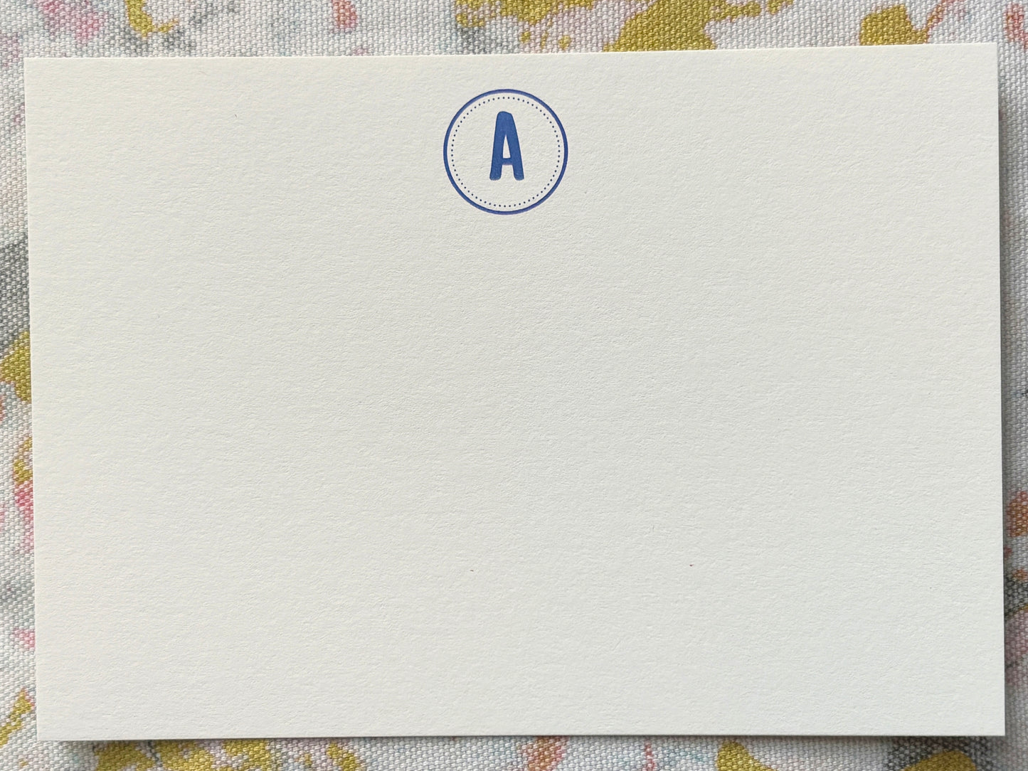 Alphabet Initial Cards