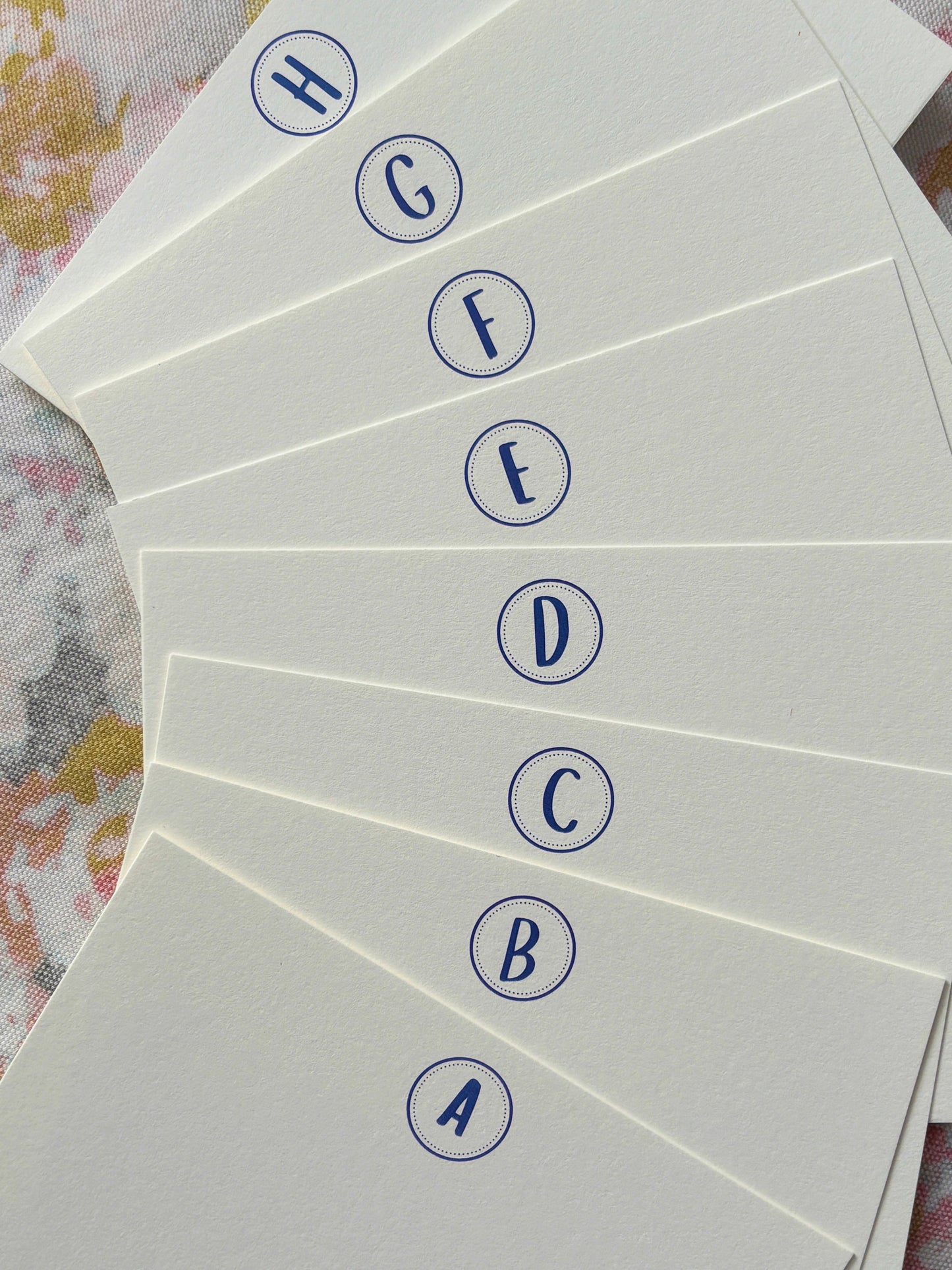 Alphabet Initial Cards