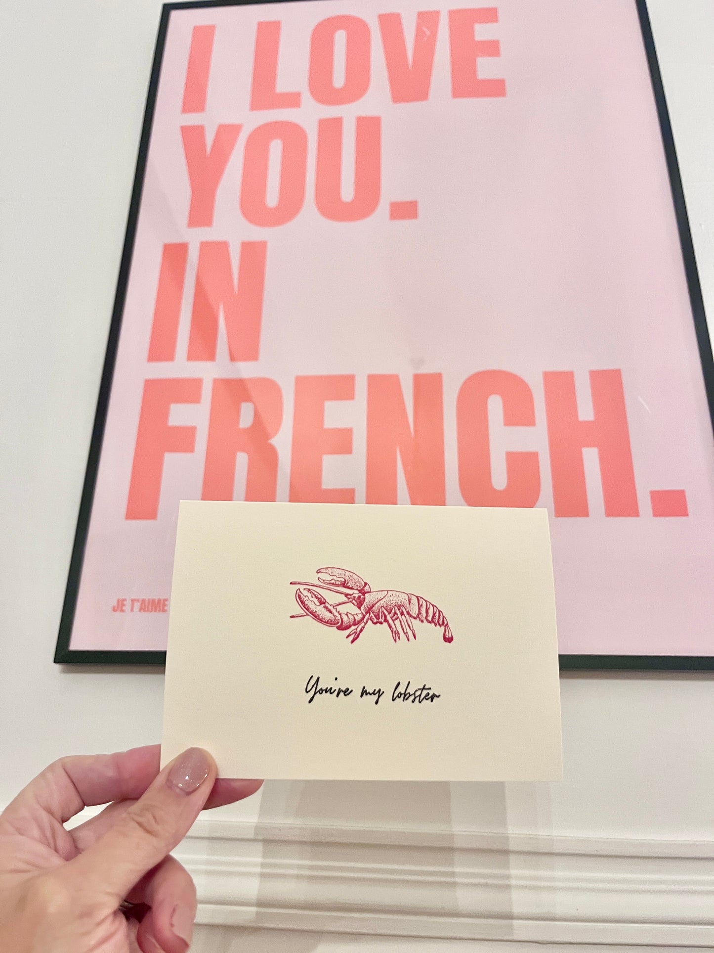 ‘You’re my lobster’ card