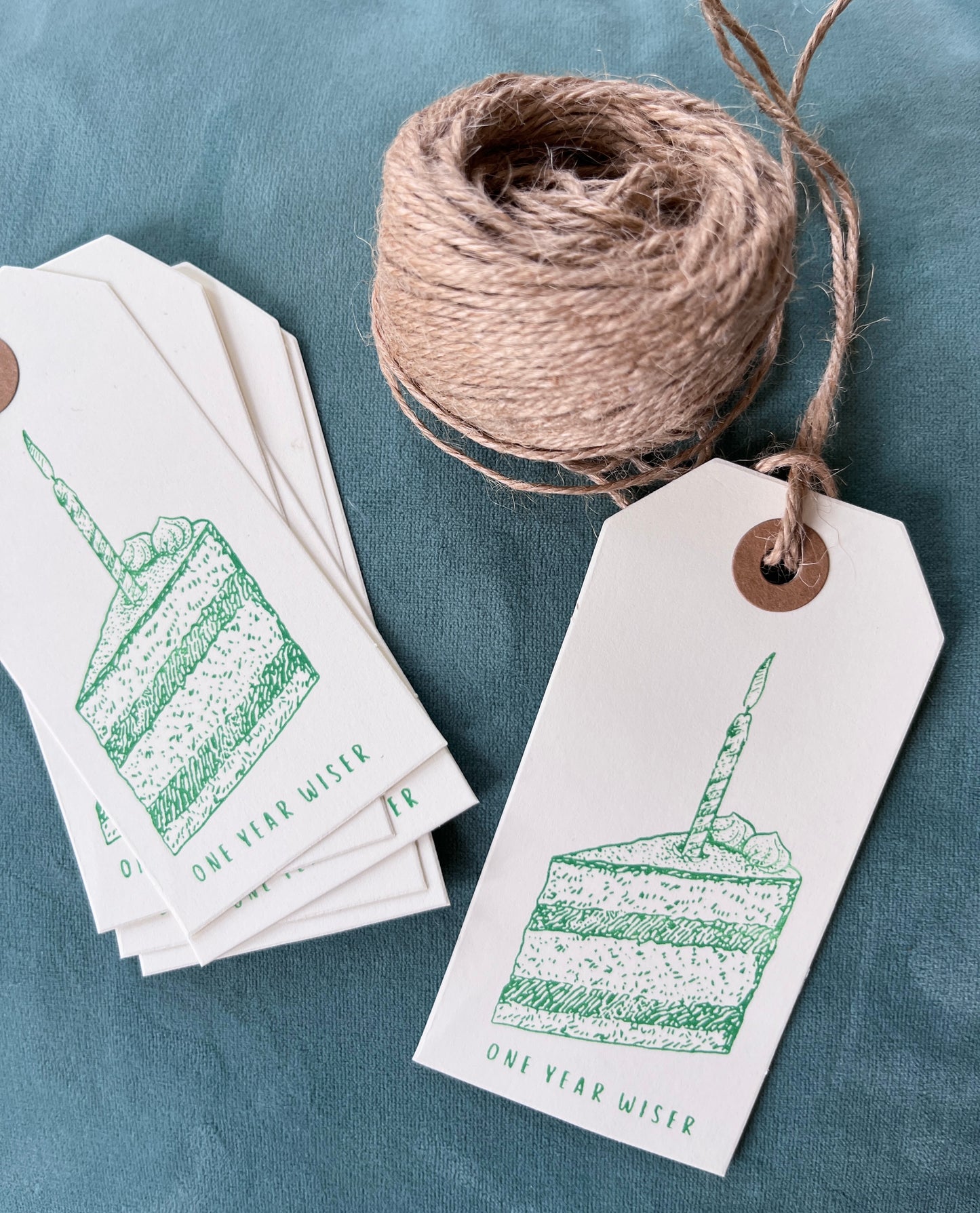 One Year Wiser Gift Tags (pack of 10)