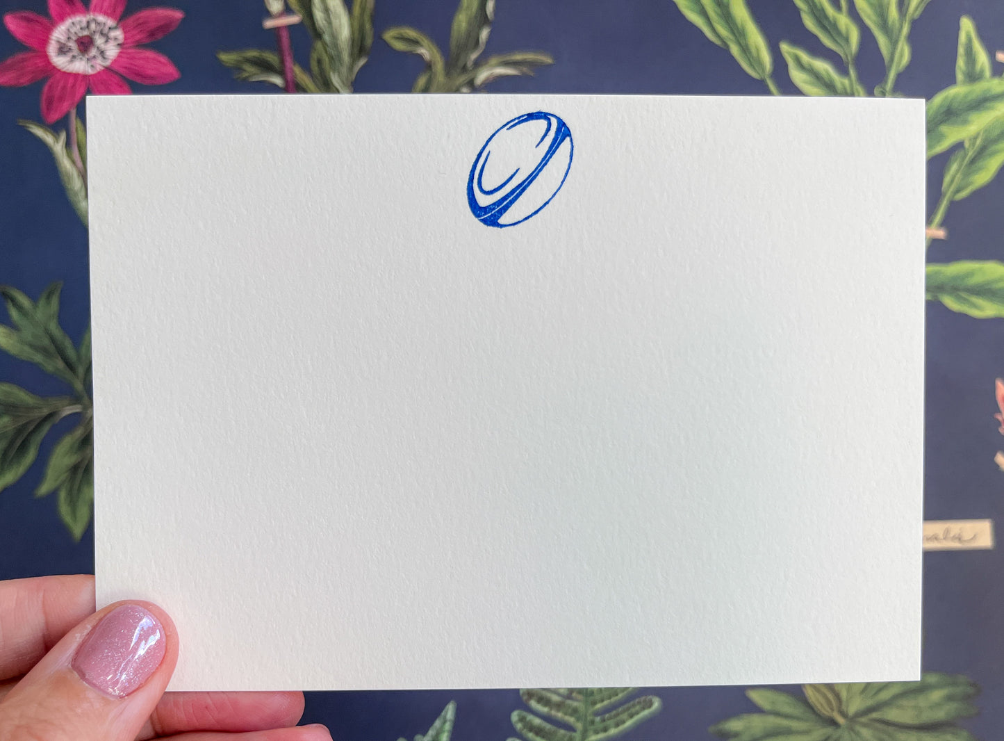 Rugby Ball Notecards (pack of 7)