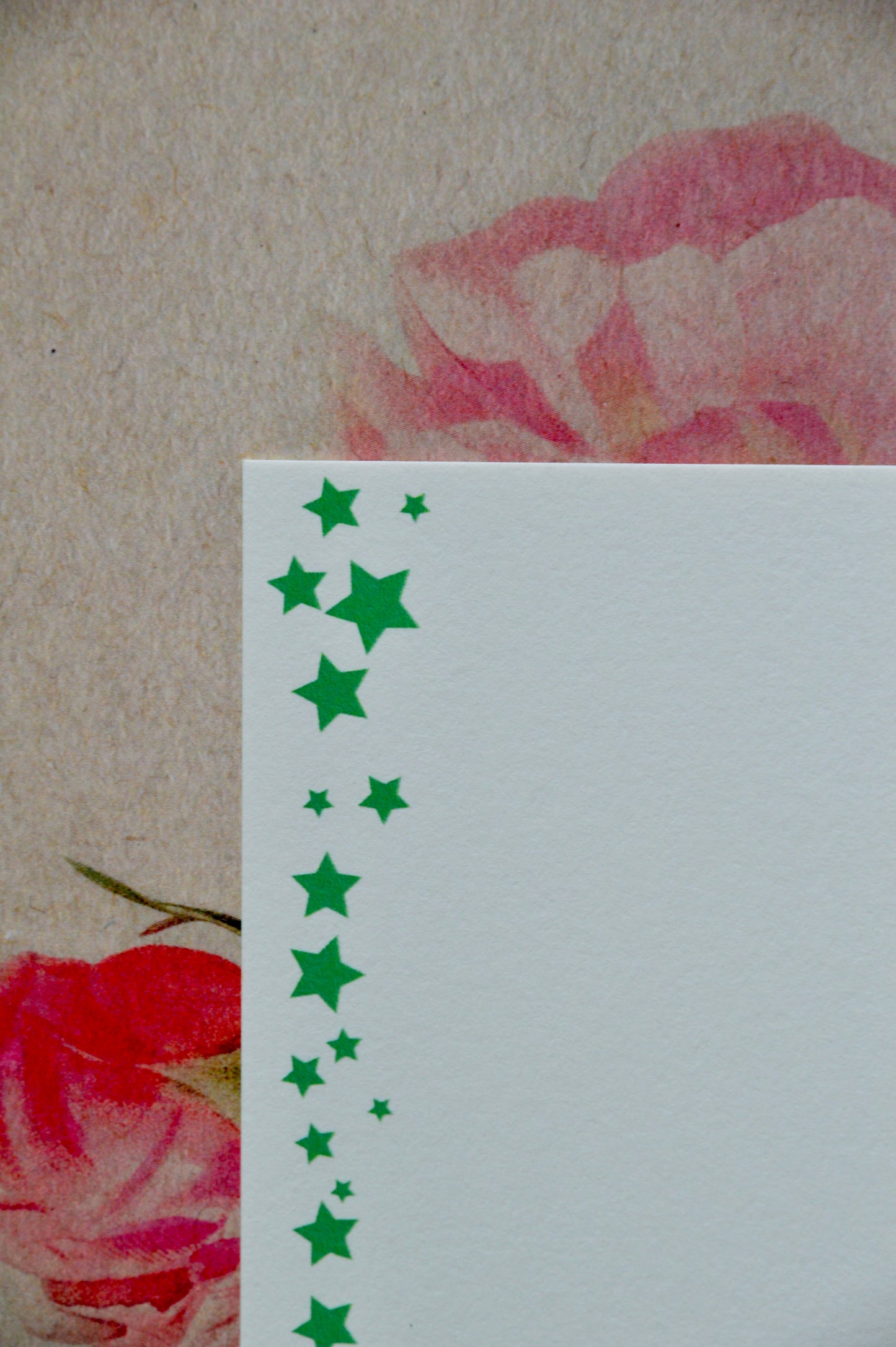 Green Stars Notecards (pack of 7)