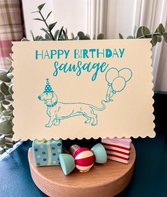 Birthday Sausage Card