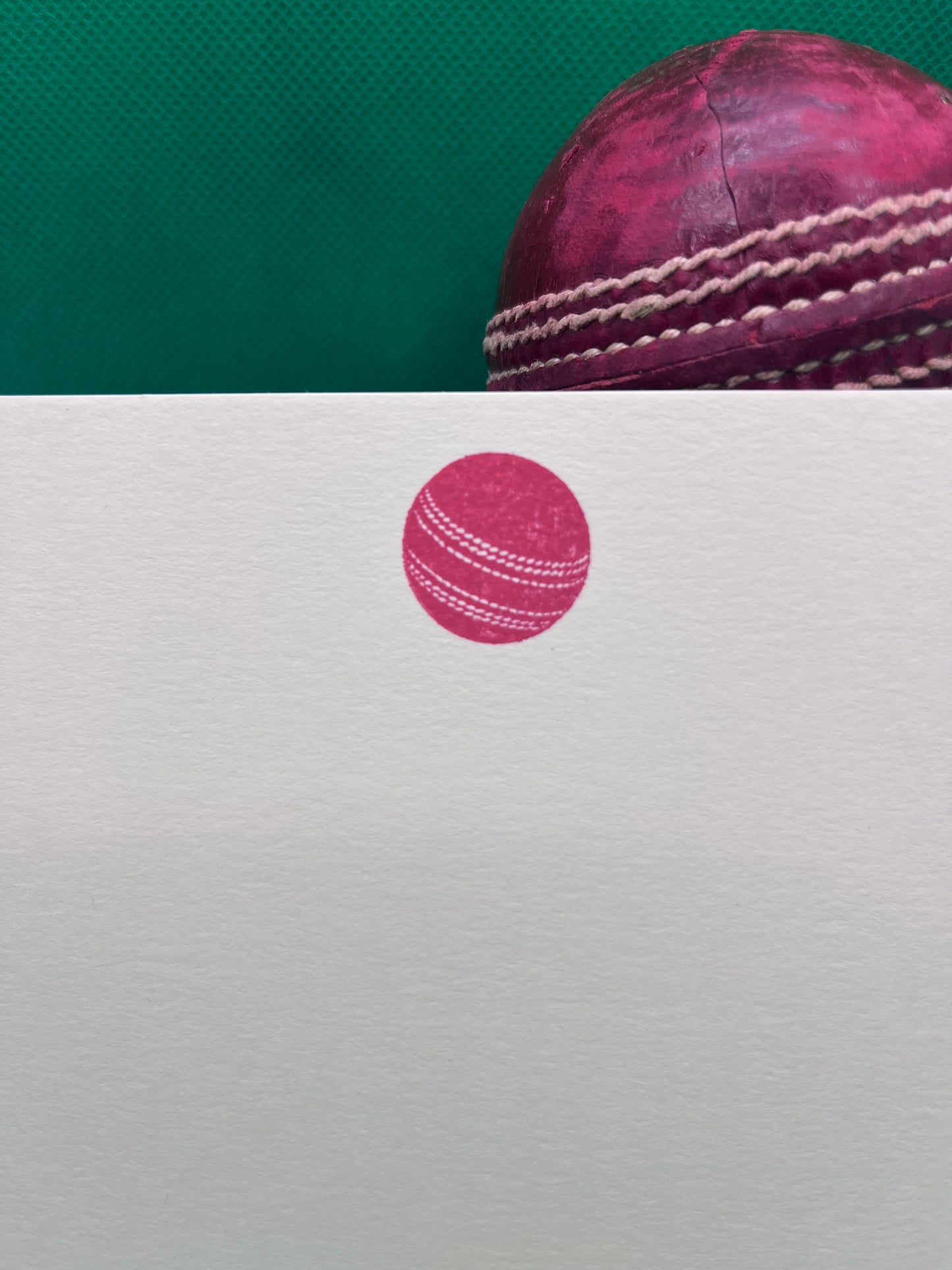 Cricket Ball Notecards (pack of 7)