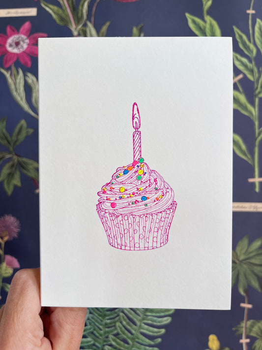 Cupcake (PINK) Birthday Card