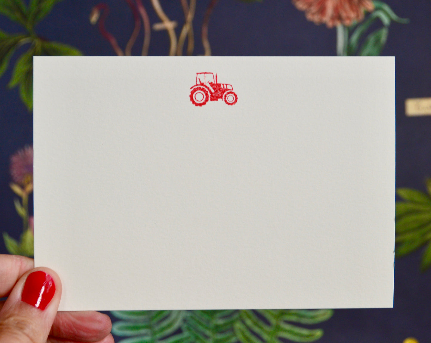 Little Red Tractor Notecards (pack of 7)