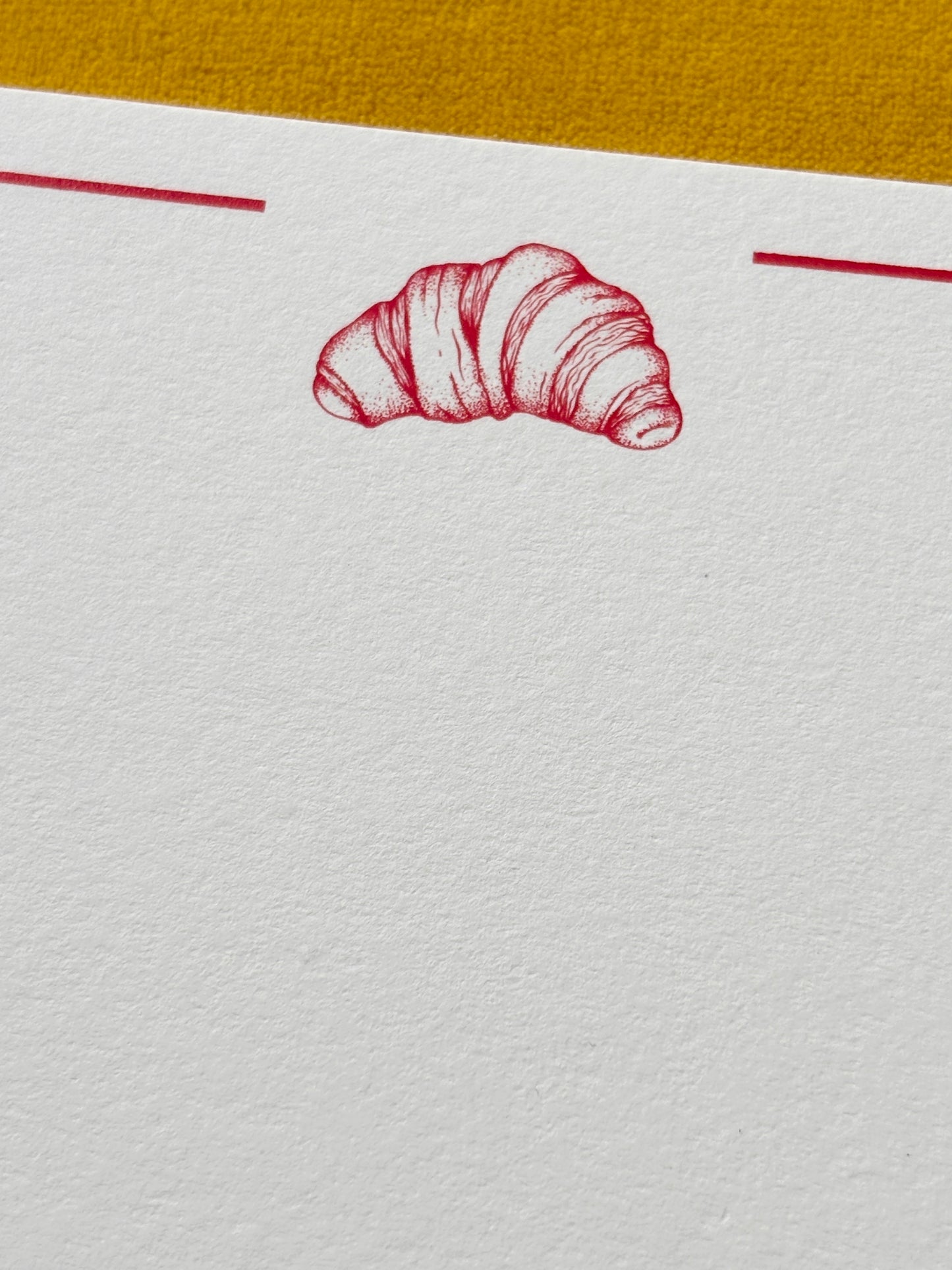 Petit Croissant Notecards