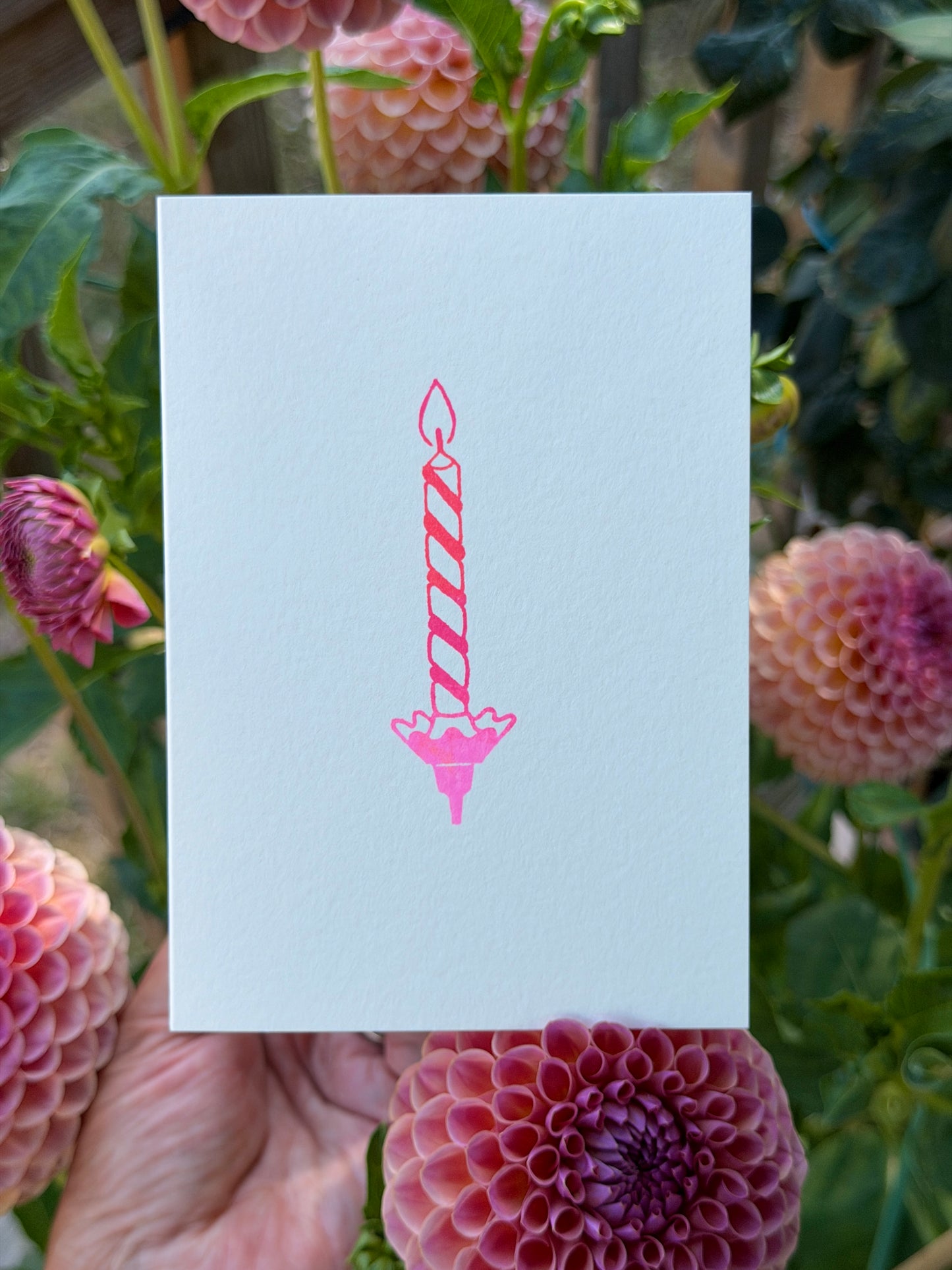 Candle Greetings Card