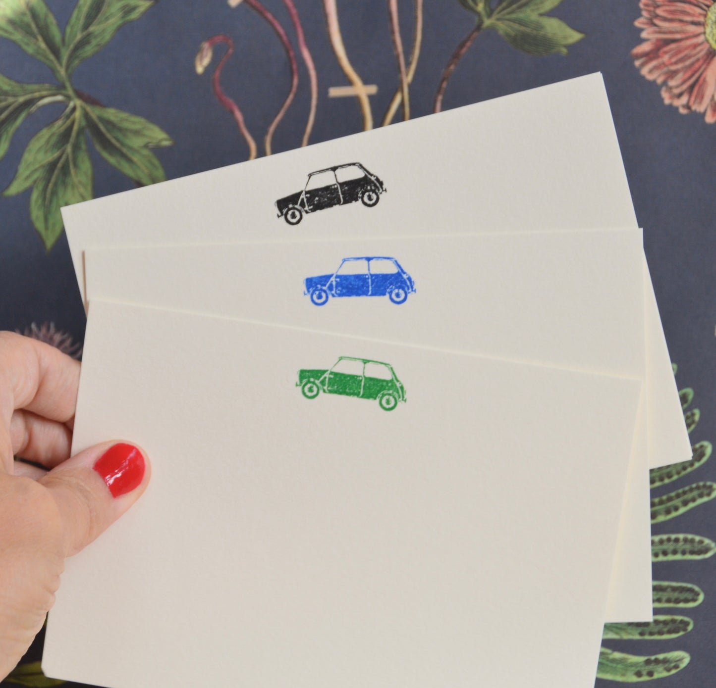 Classic British Mini Car Notecards (pack of 7)