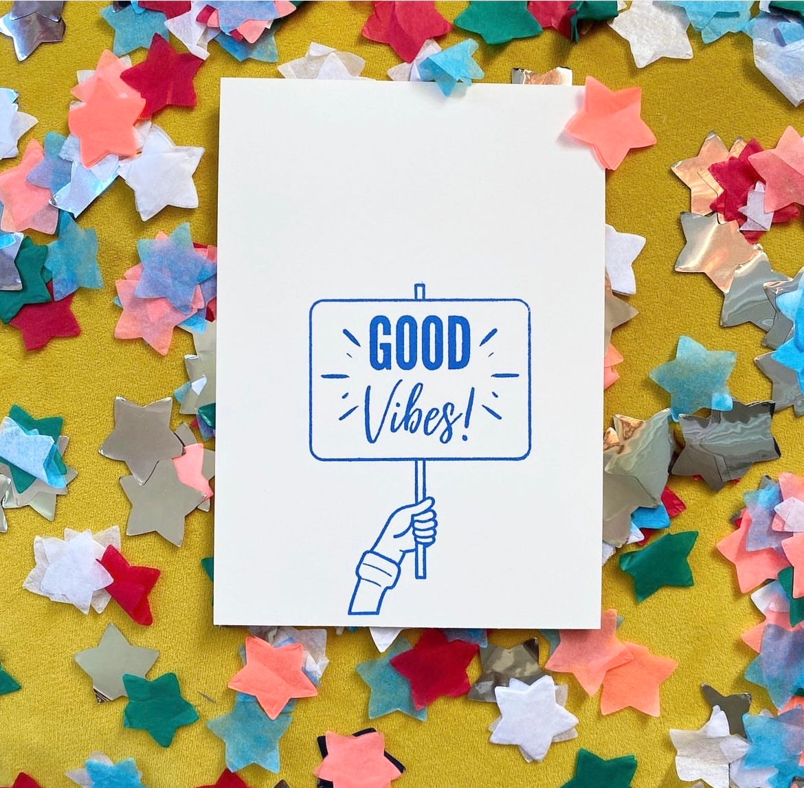 Good vibes notecards (pack of 7)