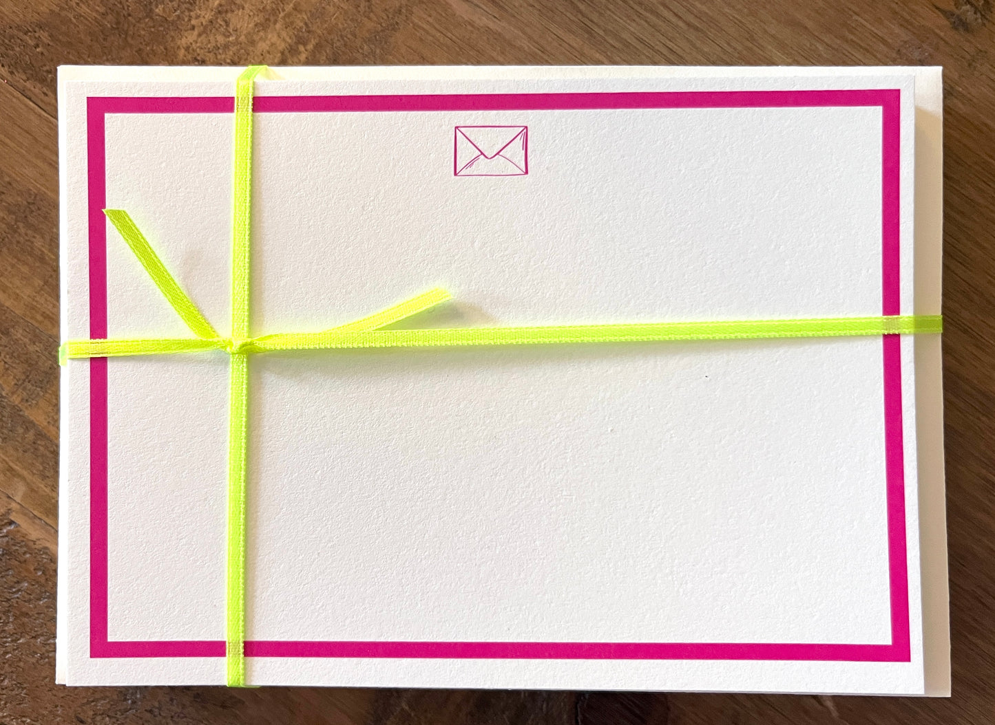 Bright Border Envelope Notecards