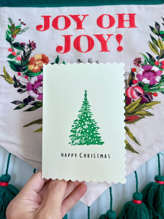 Pack of 5 ‘Oh Christmas tree’ Christmas Cards
