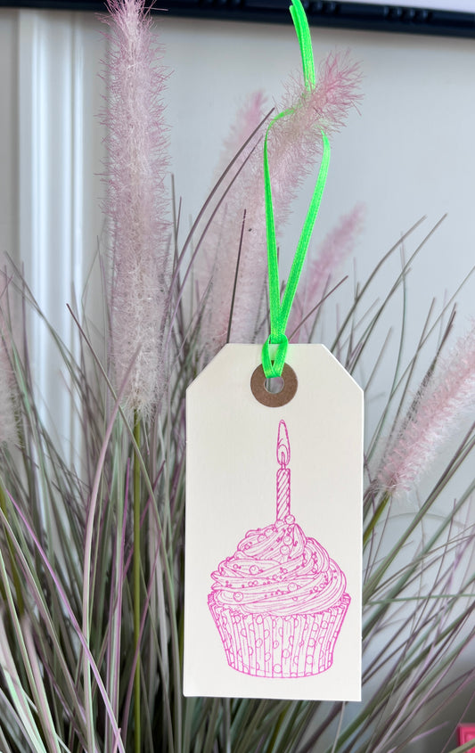 Cupcake Gift Tags (pack of 10)