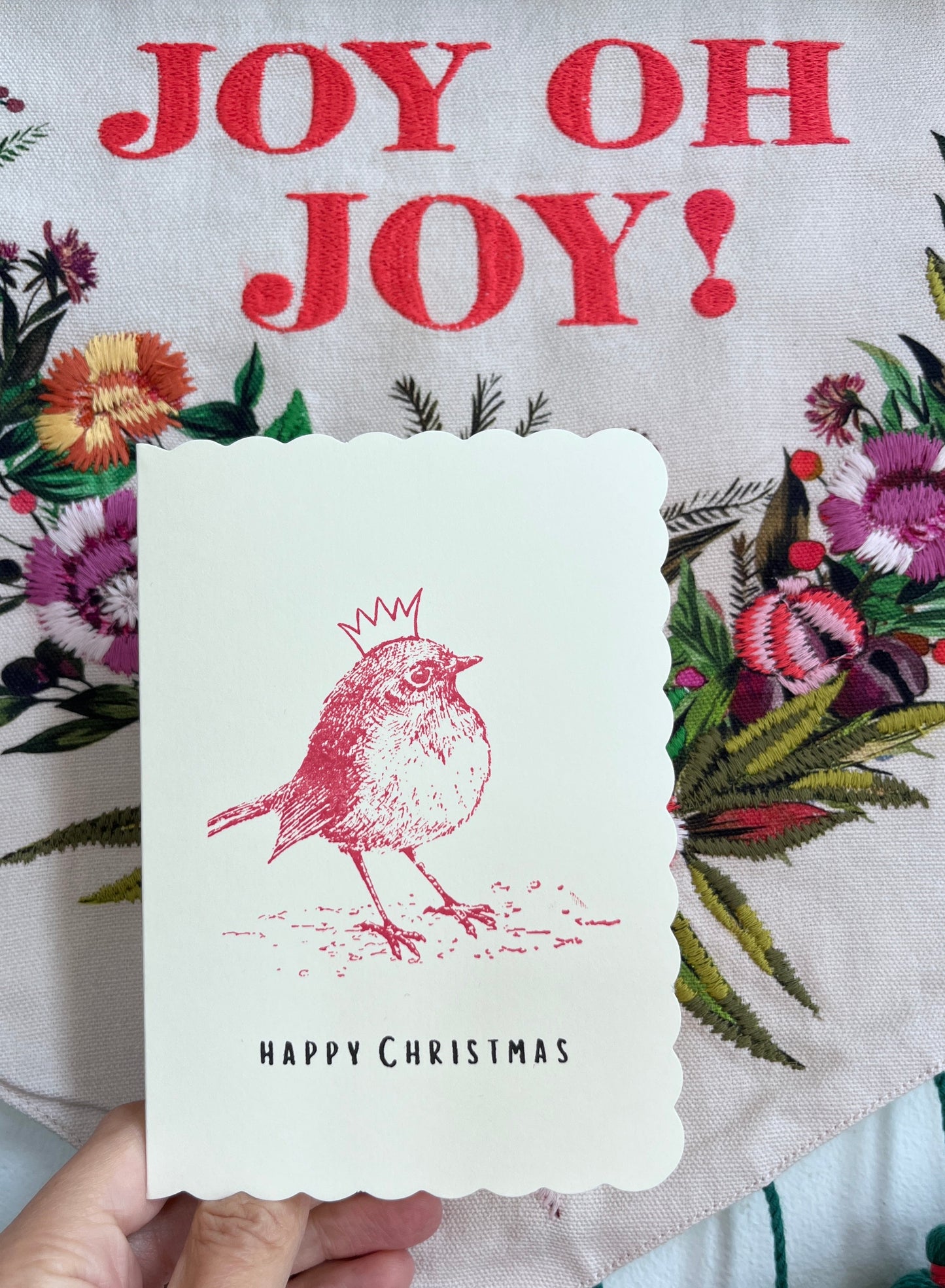 Pack of 5 Robin Christmas Cards